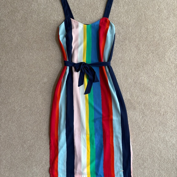 Tommy Hilfiger Vertical Striped Midi Dress - Picture 1 of 7